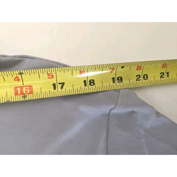 PGA Tour Men's Polo Shirt  Grey/Blue Short Sleeve Golf Apparel size XL - Picture 9 of 13